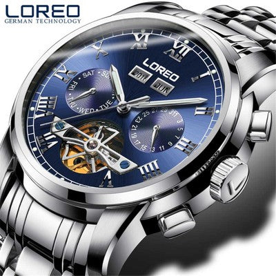 LOREO watch men's mechanical watch