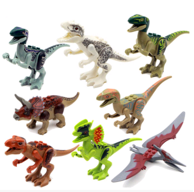 mini dinosaur building blocks