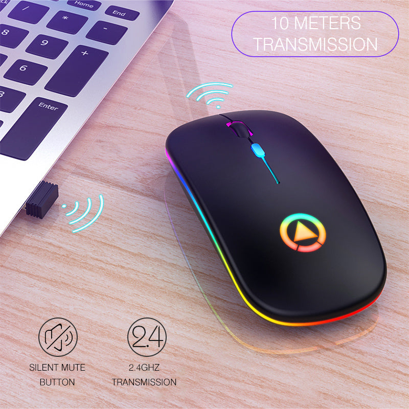 wireless charging bluetooth mouse