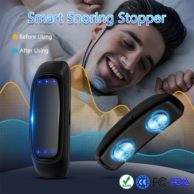 Smart Anti-Snoring Device EMS Pulse Snoring Stop Effective Solution Sleep Aid