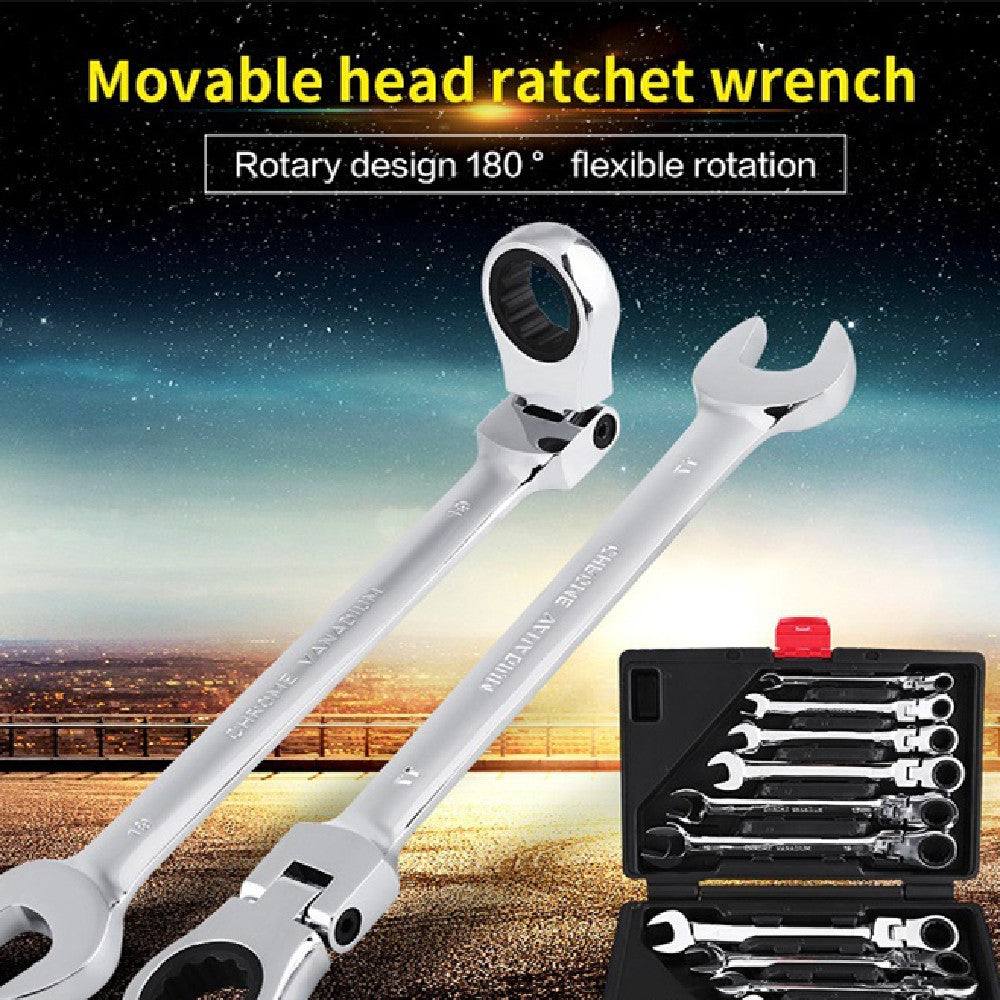 12PC Dual-purpose Ratchet Wrench Activity Auto Repair Tool