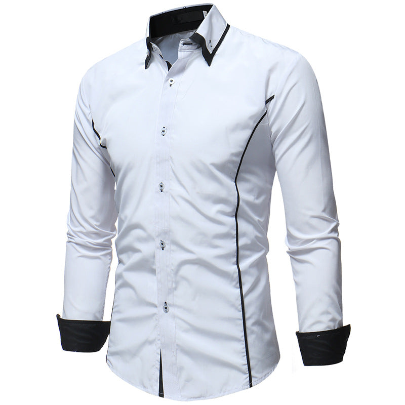 autumn and winter fashion men's formal shirt